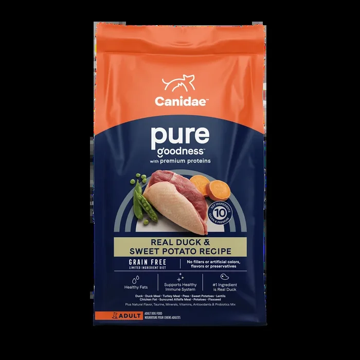 Canidae Pure Grain Free Adult Duck Dry Dog Food