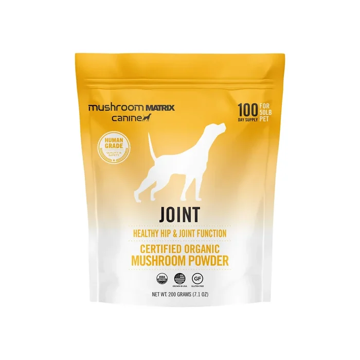 Canine Matrix Joint Flex Organic Mushroom Mobility Supplement for Dogs