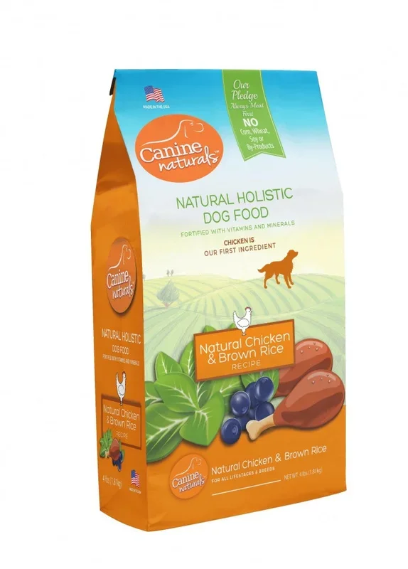 Canine Naturals Chicken & Brown Rice Recipe All Life Stages Dry Dog Food