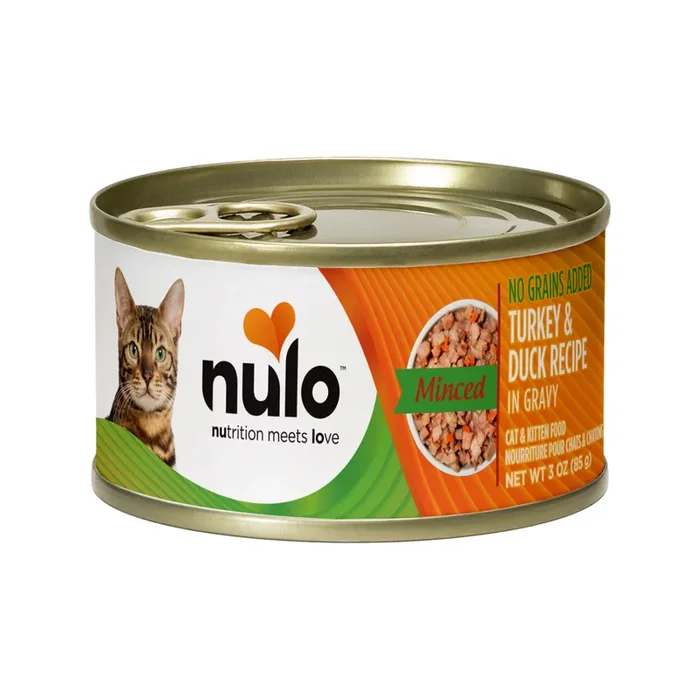 Canned Cat Food – Minced Turkey & Duck Recipe in Gravy – 3 oz