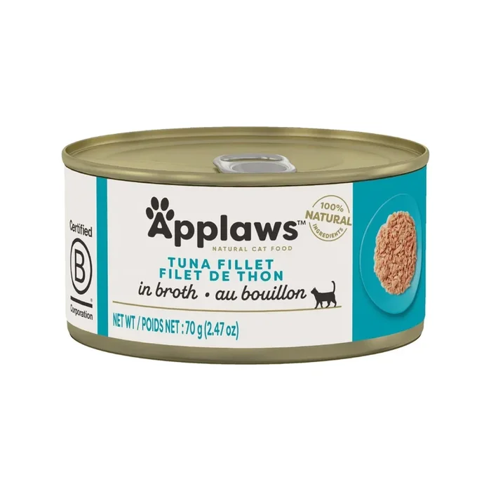 Canned Cat Treat – Tuna Fillet in Broth