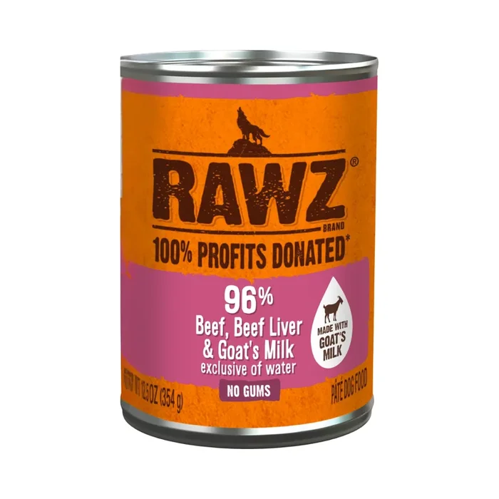 Canned Dog Food – 96% Beef, Beef Liver & Goat’s Milk