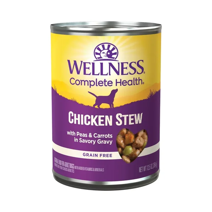 Canned Dog Food – COMPLETE HEALTH – Chicken Stew with Peas & Carrots – Adult