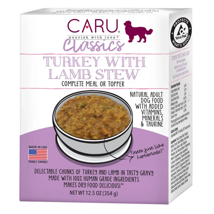 Caru Classics Turkey With Lamb Stew For Dogs