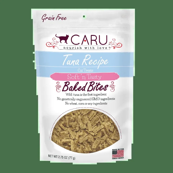 Caru Soft ‘n Tasty Baked Tuna Recipe Bites for Cats
