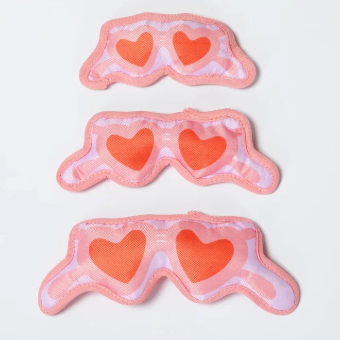 Cash & Coop Heart Sunglasses Dog Toy