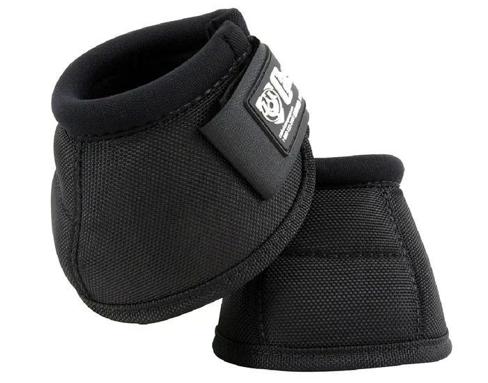 Cashel No-Turn Bell Boots, Black, Pair