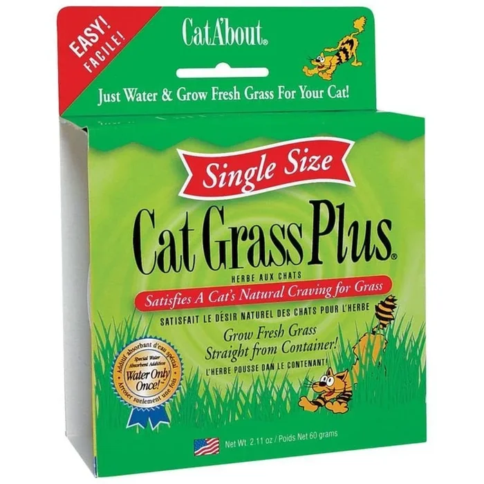 CAT A’BOUT CAT GRASS PLUS TUB (2.11-oz)