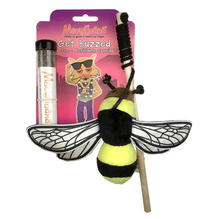Cat Toy – Get Buzzed Refillable Bee