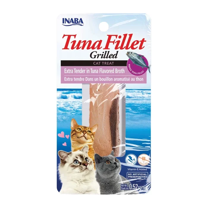 Cat Treat – GRILLED TUNA – Extra Tender in Tuna Flavored Broth