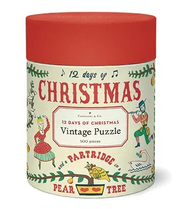 Cavallini & Co. – Puzzle Twelve Days of Christmas