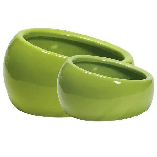 Ceramic Ergonomic Dish – Green