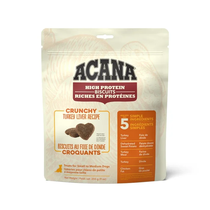 Champion – Acana – Dog Crunchy Turkey Liver Treats