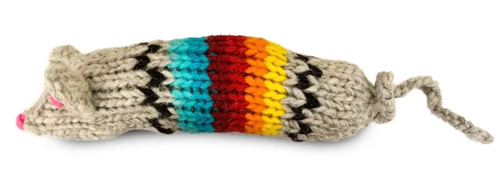 CHILLY DOG Wooly Mice Organic Catnip Cat Toys – Assorted Dozen
