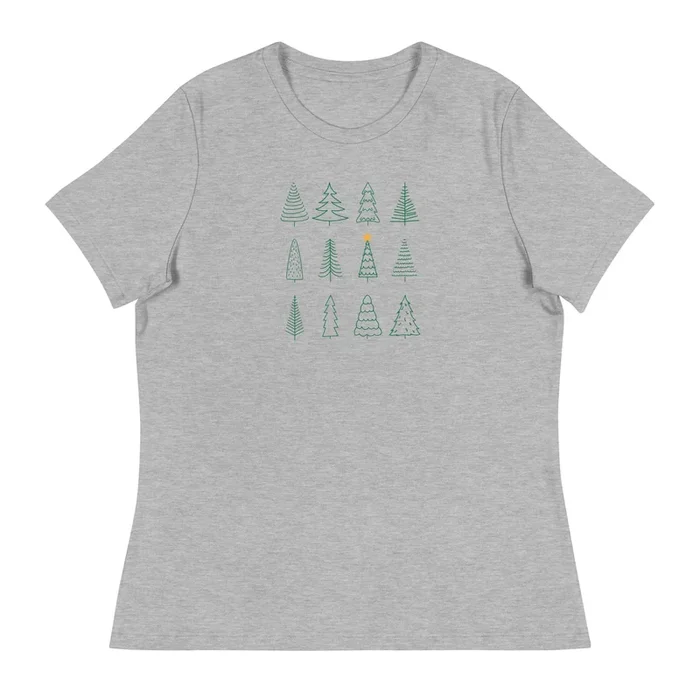 Christmas Trees Women’s Relaxed T-Shirt