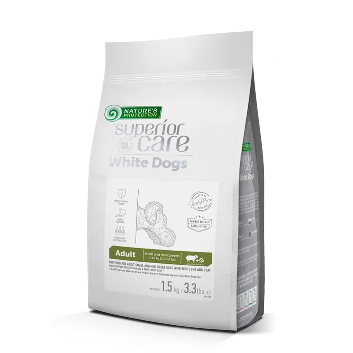 CLEARANCE Adult Dogs Food for Light Coat Small Breeds with Lamb