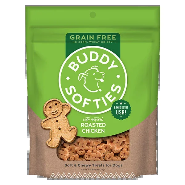 Cloud Star Buddy Biscuits Grain Free Soft & Chewy Dog Treats Roasted Chicken (6 oz)