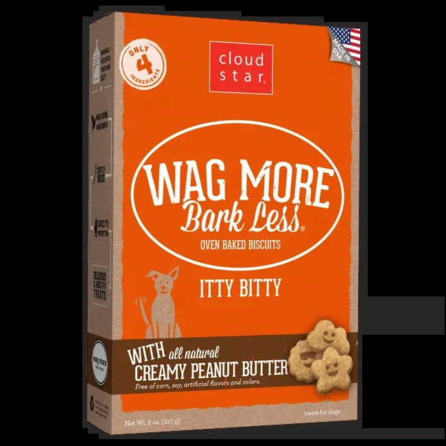 Cloud Star Itty Bitty Buddy Biscuits Peanut Butter Dog Treats