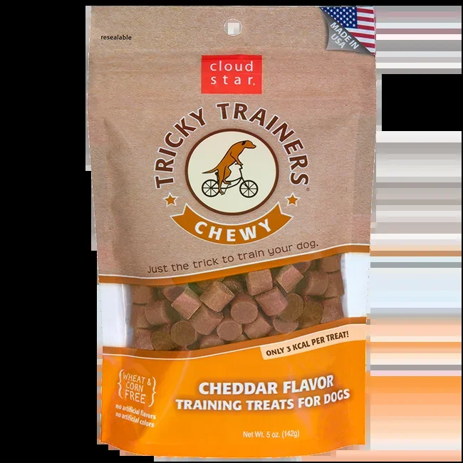Cloud Star TRICKY TRAINERS CHEWY TREATS: CHEDDAR