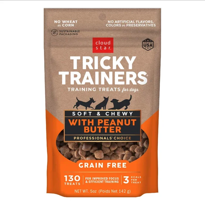 Cloud Star Tricky Trainers, Soft & Chewy, Grain Free Dog Treats