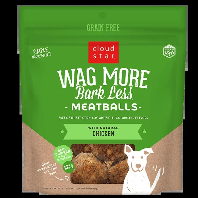Cloud Star Wag More Bark Less Chicken Meatballs