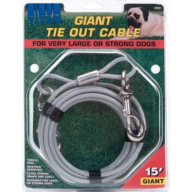 Coastal 15′ Heavy Tie Out Cable Up To 80 lb