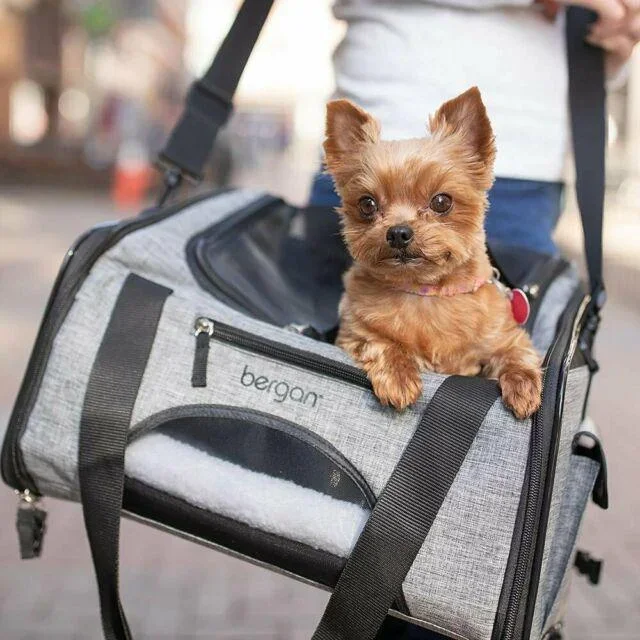 Coastal Bergan Booster Pet Carrier Heather Grey 10.5″H X 15.75″L X 12″W
