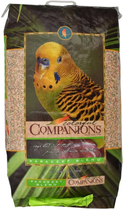 Colorful Companions Parakeet Feed, 25 lb