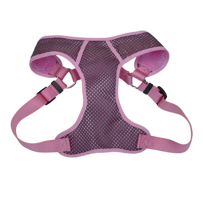 Comfort Soft® Sport Wrap Adjustable Dog Harness, Grey with Pink, Small – 5/8″ x 19″-23″