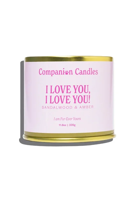 Companion I Love You Sandalwood and Amber Candle