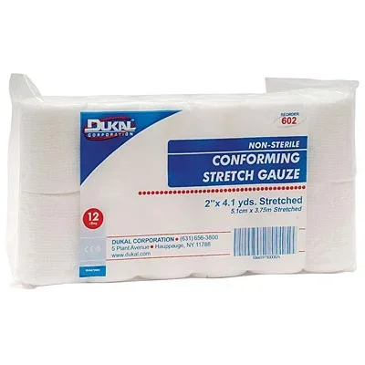 Conforming Stretch Gauze, (Non Sterile) 12 Rolls