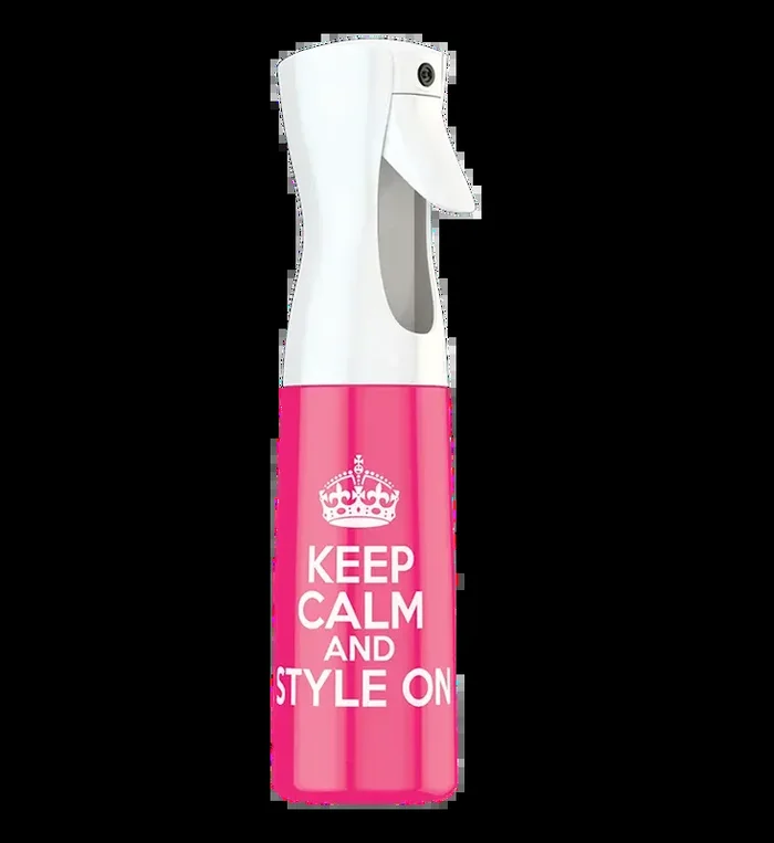 Continuous Spray Bottle Keep Calm Pink