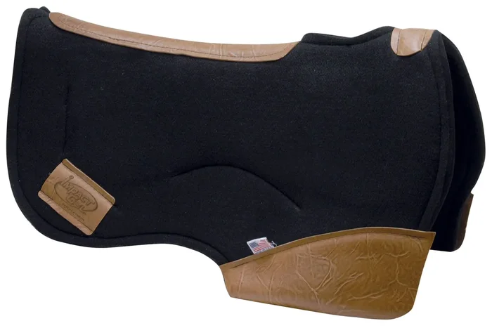 Contour Impact Gel Barrel Saddle Pad, 28″ x 13″
