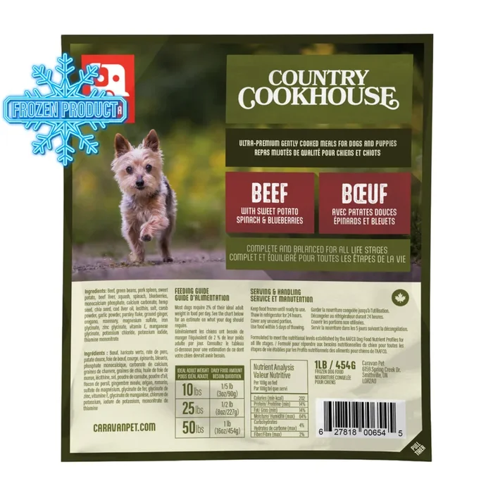 Cooked Dog Food – COUNTRY COOKHOUSE – Beef