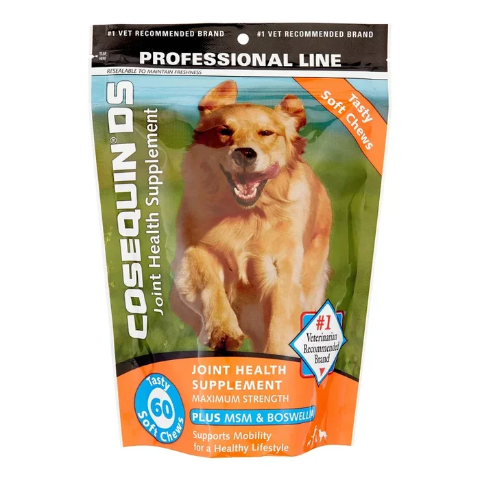 Cosequin® DS Maximum Strength Plus MSM And Boswellia Supplement For Dogs, 60-Count