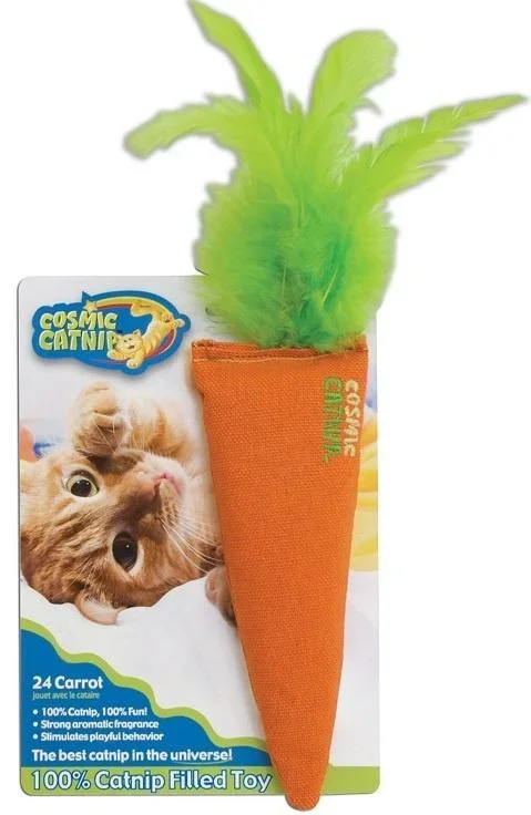 Cosmic Catnip 24 Karat Carrot Cat Toy (Catnip Toy)