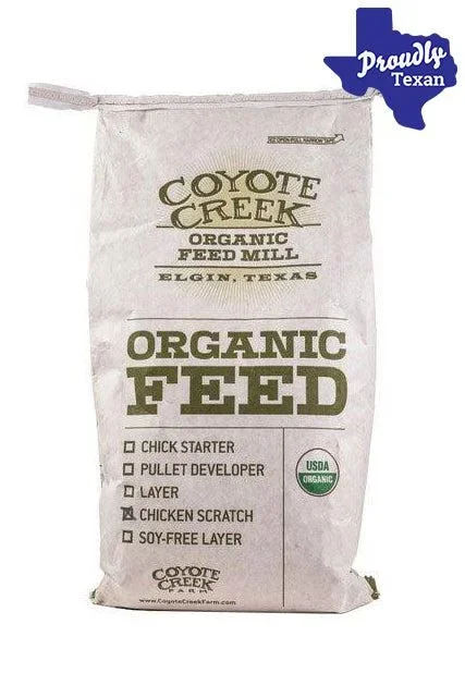 Coyote Creek Organic Scratch Chicken Feed