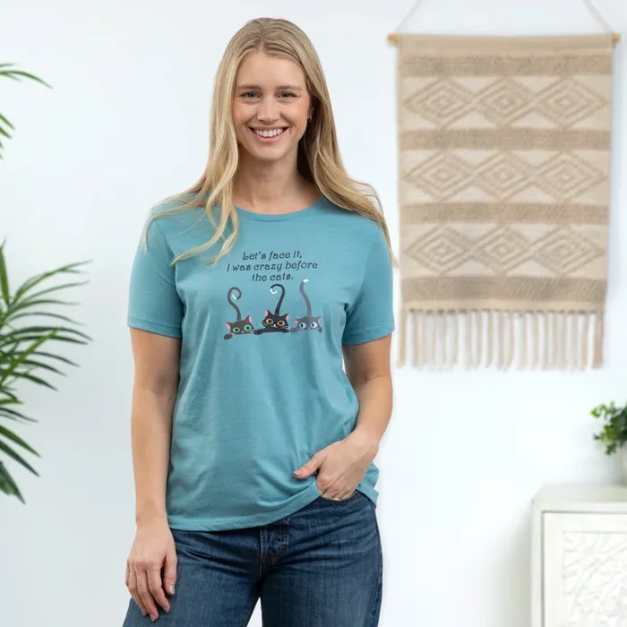 Crazy Before The Cats Women’s Relaxed T-Shirt