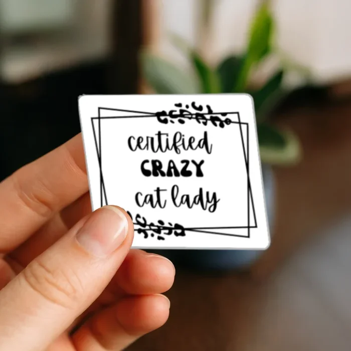 Crazy Cat Lady Sticker