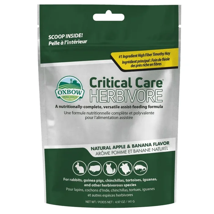 Critical Care Herbivore Diet, Apple Banana