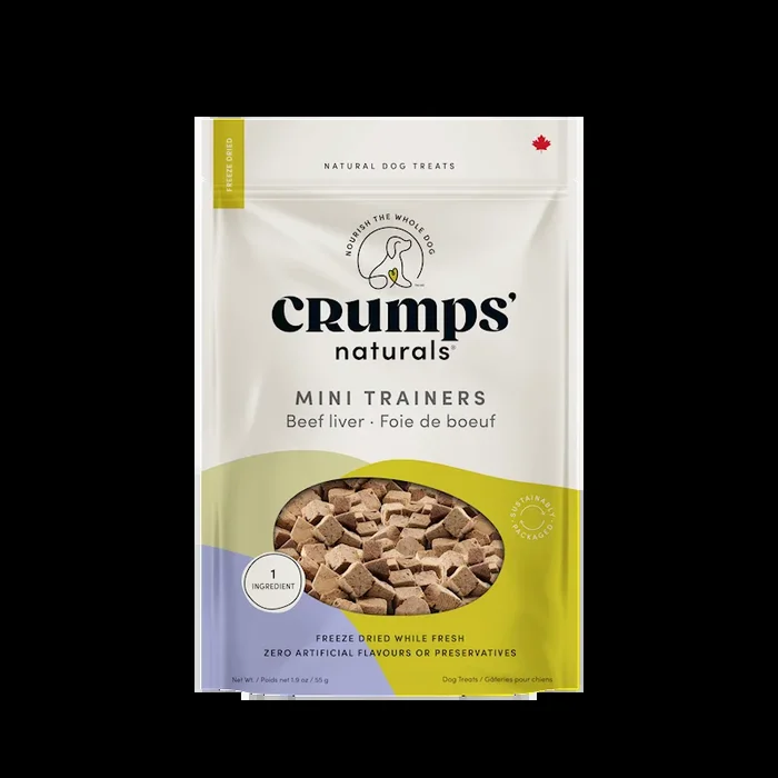 Crumps – Mini Trainers Freeze-Dried Beef Liver