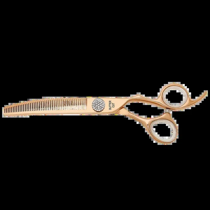 Crystal Gold Cobalt 6.5″ 46 Tooth Curved Blender by Geib