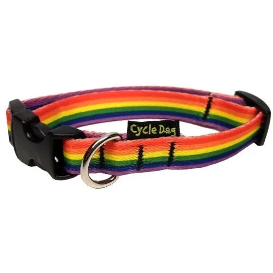 Cycle Dog – Ecoweave Rainbow Pride Collar