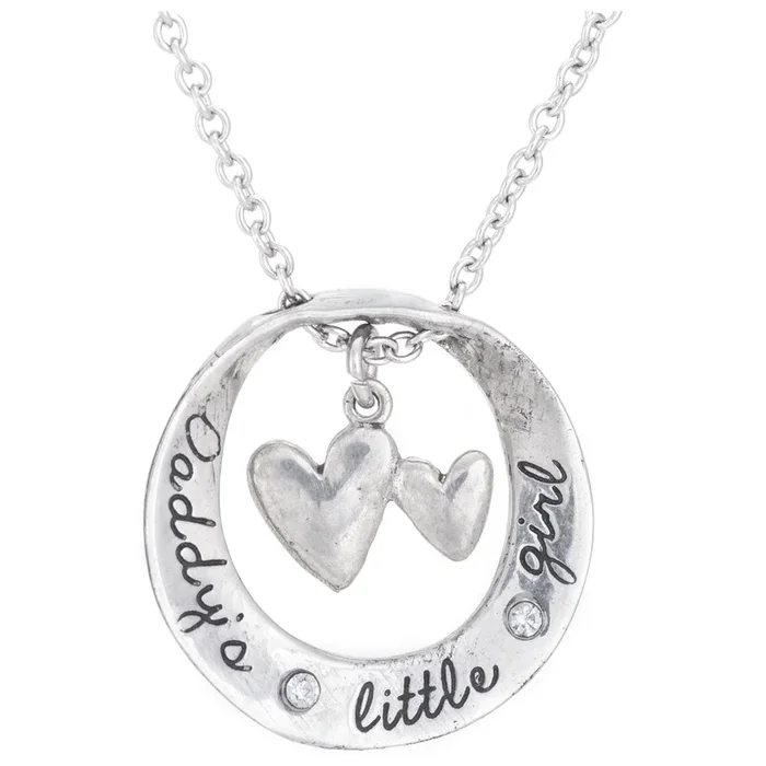Daddy’s Little Girl Pewter Necklace