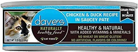 Dave’s Cat GF Saucey Chicken & Duck 5.5oz