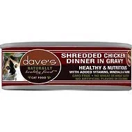Dave’s Cat Naturally Healthy Shredded Chicken In Gravy GF 5.5oz