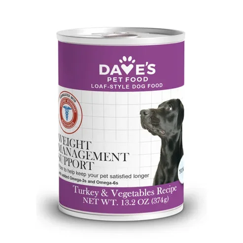 Dave’s Restricted Weight Management, Turkey & Vegetables Recipe for Dogs