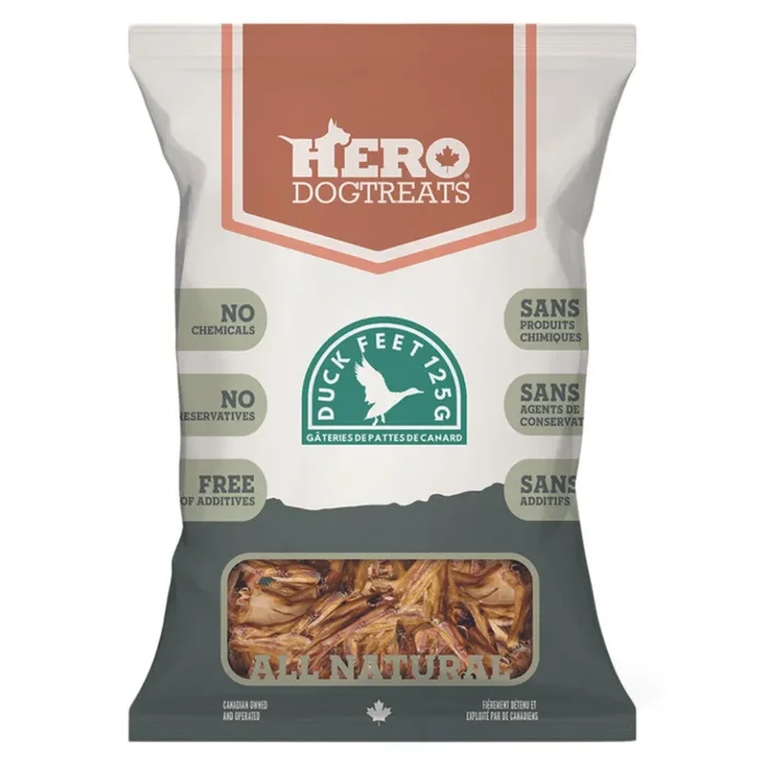 Dehydrated Dog Treat – Duck Wing – 125 g
