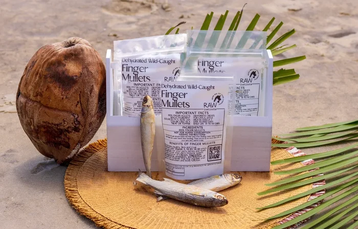 Dehydrated Wild-Caught Finger Mullets for Cats & Dogs — 100% Single Ingredient | Raw Instincts Florida Keys | Qty: 5 Fish