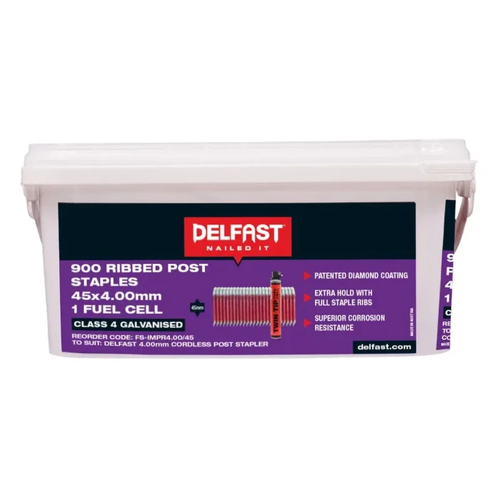 Delfast 1.75″ 9 ga Staples 900+Fuel , 900 Count